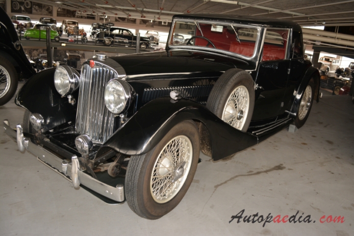 AC Six 1920-1940 (1935 246 4/15 cabriolet 2d), lewy przód