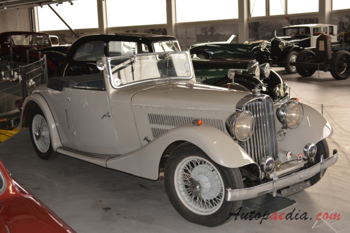AC Six 1920-1940 (1936 16/66 cabriolet 2d), prawy przód