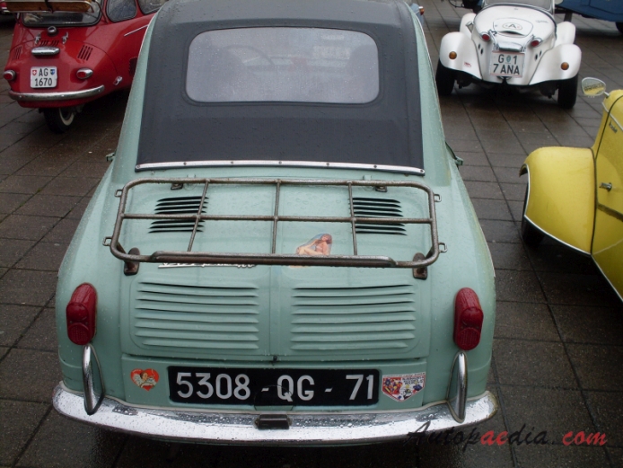 ACMA Vespa 400 1958-1961 (1960), tył
