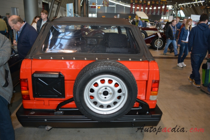 Biagini Passo 1990-1993 (1992 VW Golf Country 4x4), tył