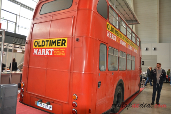 AEC Regent V 1954-1969 (autobus piętrowy), prawy tył