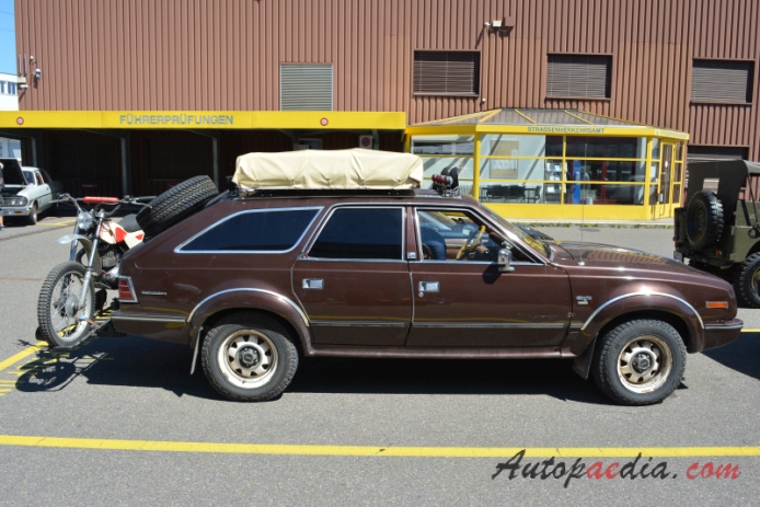 AMC Eagle 1979-1987 (1981-1984 4 Wheel Drive Limited Station Wagon 5d), right side view