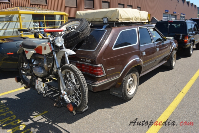 AMC Eagle 1979-1987 (1981-1984 4 Wheel Drive Limited Station Wagon 5d), right rear view