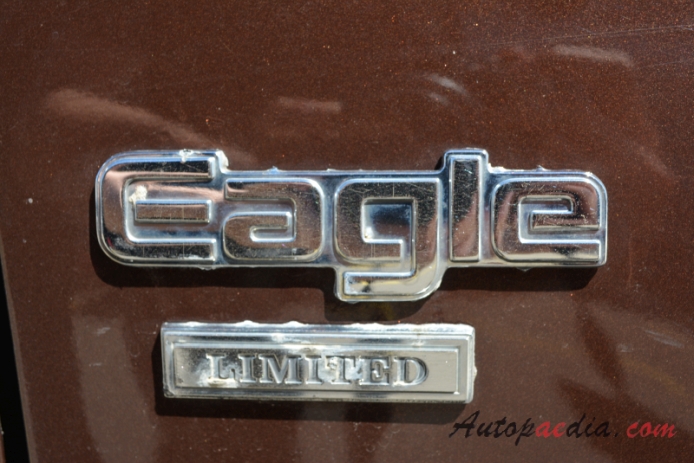 AMC Eagle 1979-1987 (1981-1984 4 Wheel Drive Limited Station Wagon 5d), side emblem 