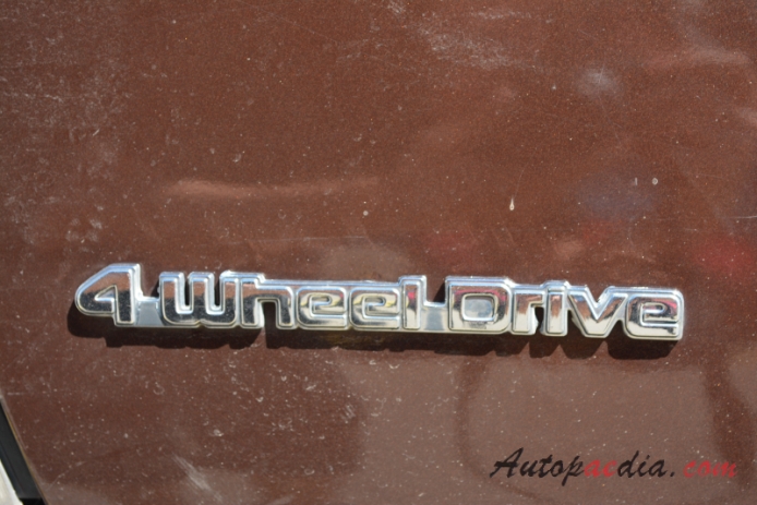 AMC Eagle 1979-1987 (1981-1984 4 Wheel Drive Limited Station Wagon 5d), side emblem 