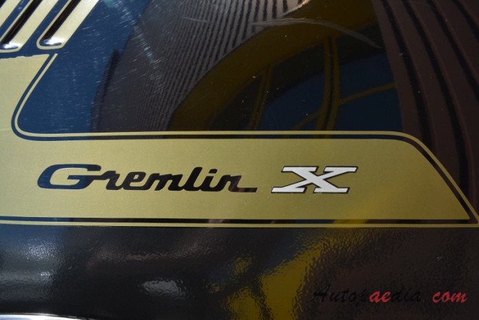 AMC Gremlin 1970-1978 (1976 Gremlin X hatchback 2d), side emblem 