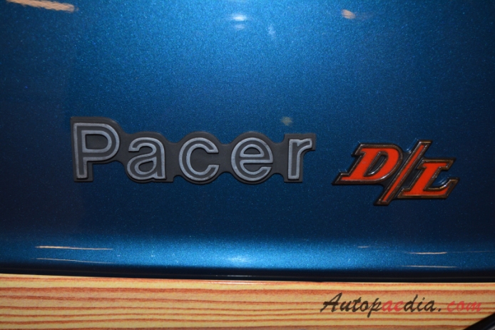 AMC Pacer 1975-1980 (1975-1978 Pacer D/L station wagon 3d), side emblem 