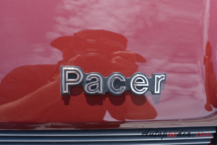 AMC Pacer 1975-1980 (1975-1978 Pacer X hatchback 3d), front emblem  