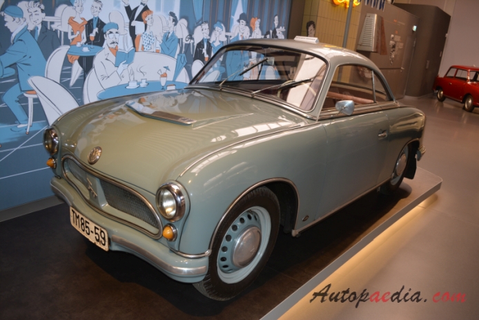 AWZ P70 Zwickau 1955-1959 (1958 Coupé 2d), lewy przód