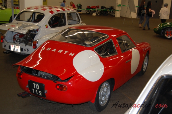 Fiat Abarth 1000 Bialbero 1961-1964 (1962), right rear view