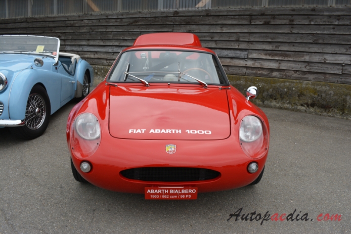 Fiat Abarth 1000 Bialbero 1961-1964 (1963), front view