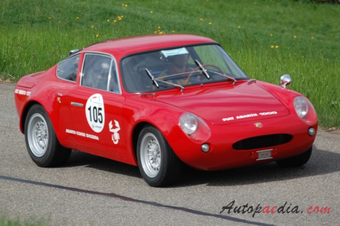 Fiat Abarth 1000 Bialbero 1961-1964 (1963), prawy przód