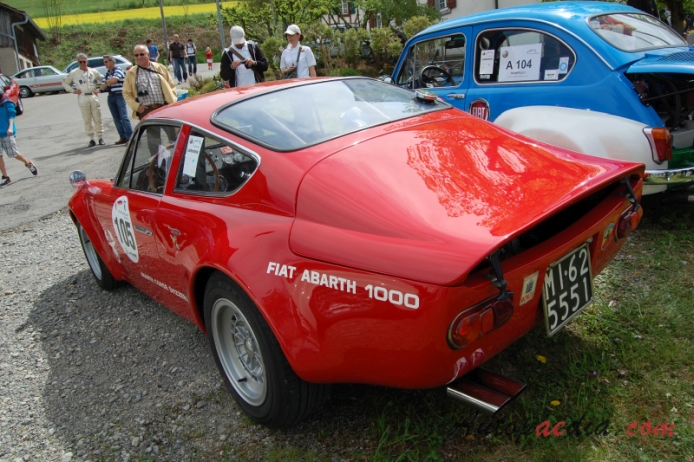 Fiat Abarth 1000 Bialbero 1961-1964 (1963),  left rear view
