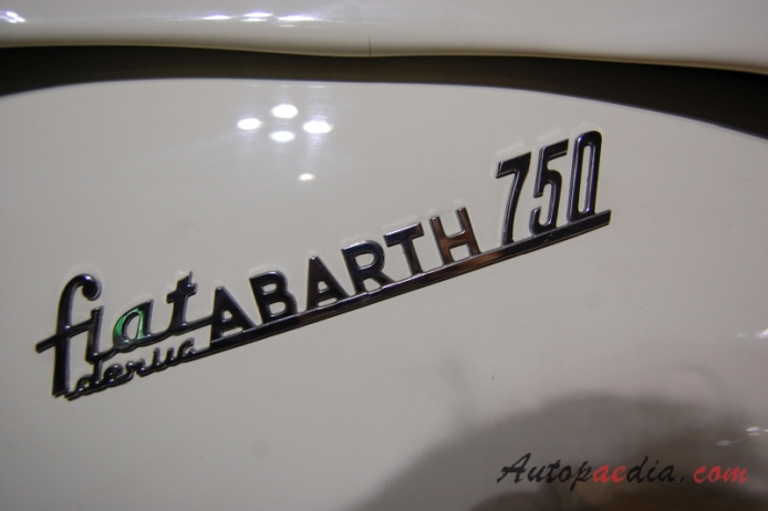 Fiat Abarth 750GT Zagato 1956-1958 (1958), rear emblem  