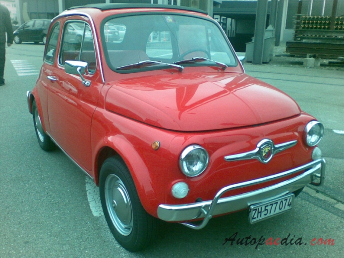 Fiat Abarth 595 (695) 1963-1971 (1968-1971), right front view
