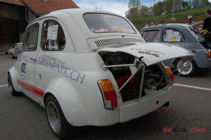 Fiat Abarth 595 1963-1971 (1965), lewy tył