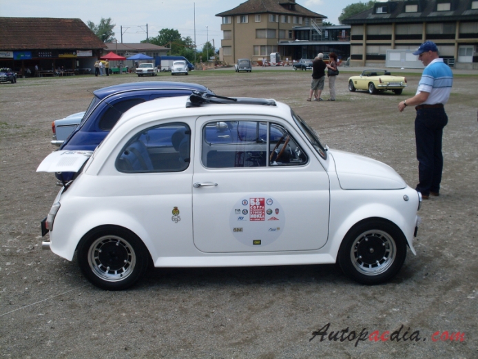 Fiat Abarth 695 1964-1969, prawy bok