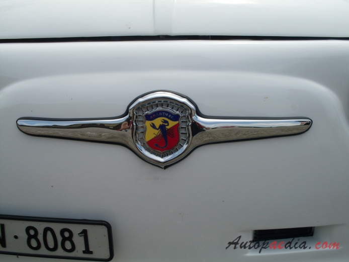 Fiat Abarth 695 1964-1969, front emblem  