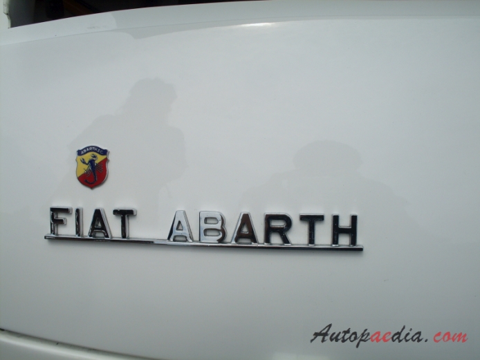 Fiat Abarth 695 1964-1969, emblemat tył 