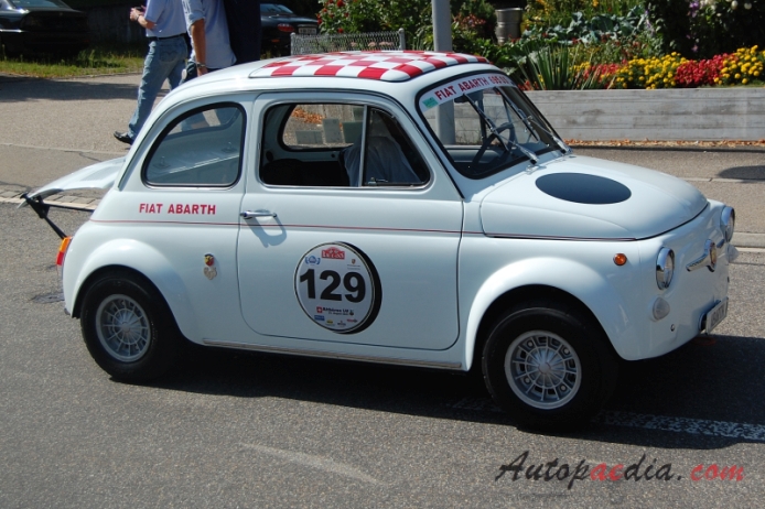 Fiat Abarth 695 1964-1969 (1967 SS), right side view
