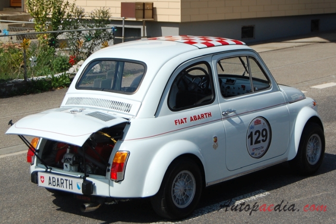 Fiat Abarth 695 1964-1969 (1967 SS), prawy tył