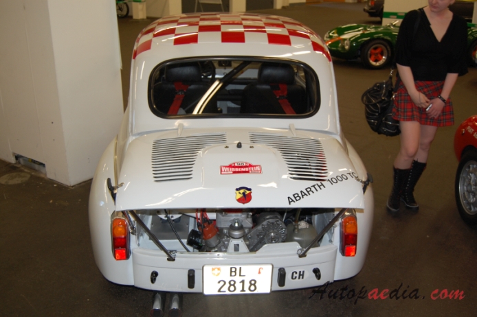 Fiat Abarth 1000 TC berlina corsa 1965-1967 (1967), rear view