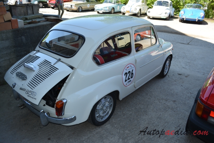 Fiat Abarth 850 TC 1960-1967 (1962 850 TC Nürburgring), prawy tył
