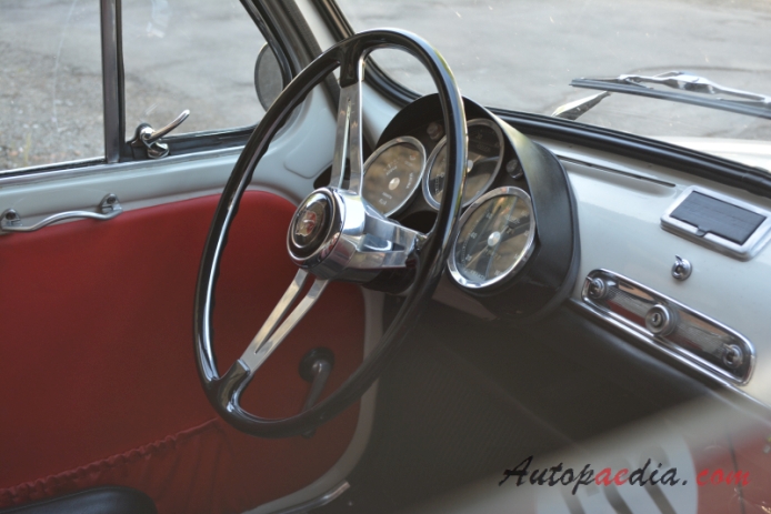 Fiat Abarth 850 TC 1960-1967 (1962 850 TC Nürburgring), wnętrze