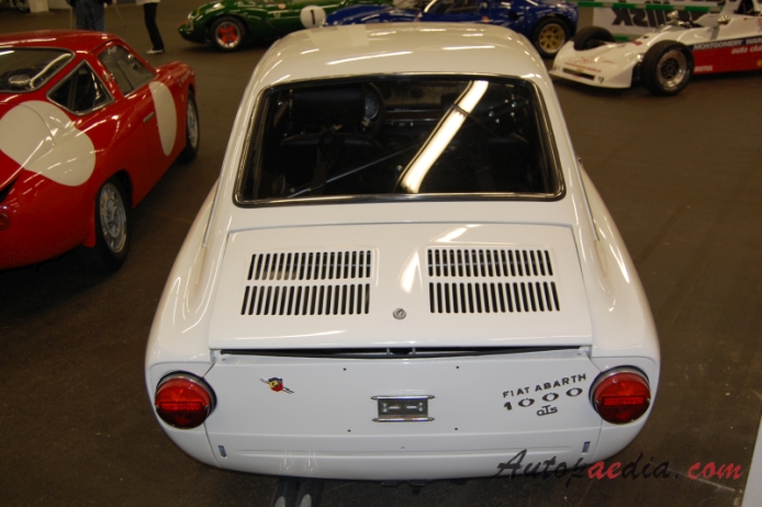 Fiat Abarth 1000 OTS 1965-1970 (1967), tył