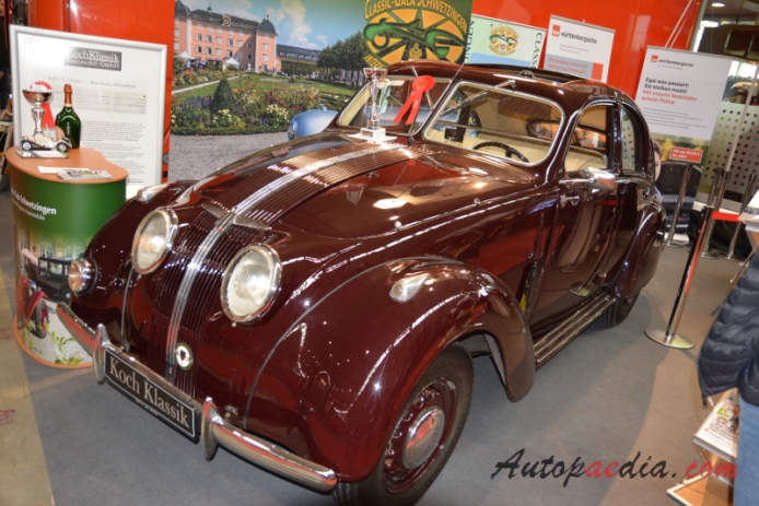 Adlerr 2.5 Liter 1937-1940 (1939 Adlerr 2.5 Liter Autobahn saloon 4d), lewy przód