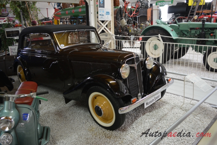 Adler Trumpf 1932-1938 (1936 1.7 AV cabriolet 2d), right front view