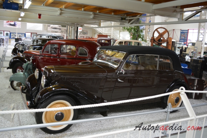 Adler Trumpf 1932-1938 (1936 1.7 AV cabriolet 2d), left side view