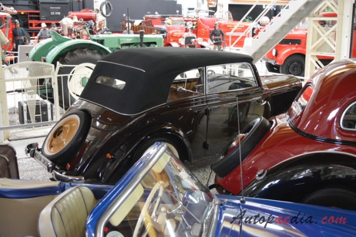 Adler Trumpf 1932-1938 (1936 1.7 AV cabriolet 2d), right rear view