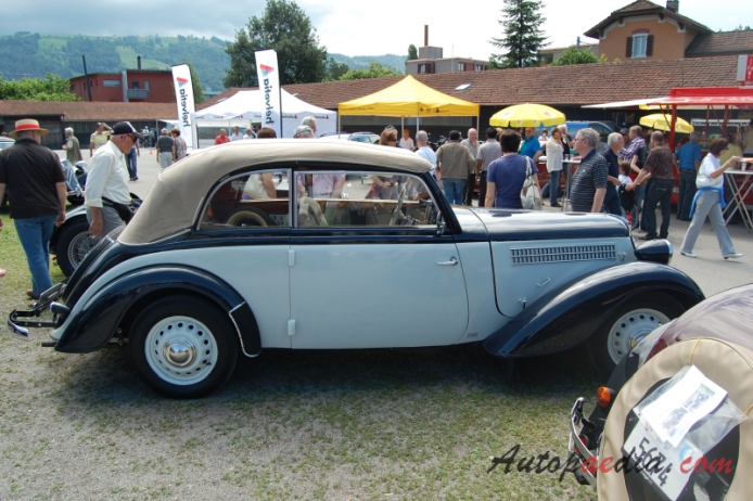 Adler Trumpf 1932-1938 (2d cabriolet), right side view