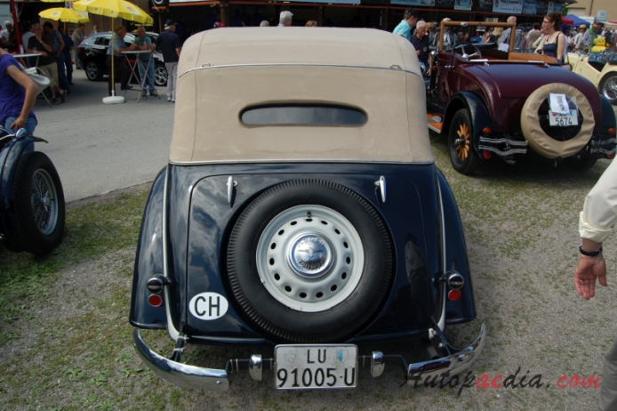 Adler Trumpf 1932-1938 (2d cabriolet), rear view