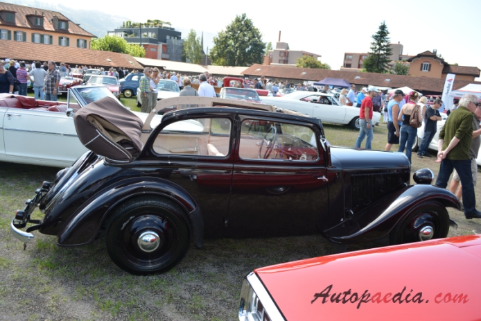 Adler Trumpf Junior 1934-1941 (1937 cabriolet 2d), right side view