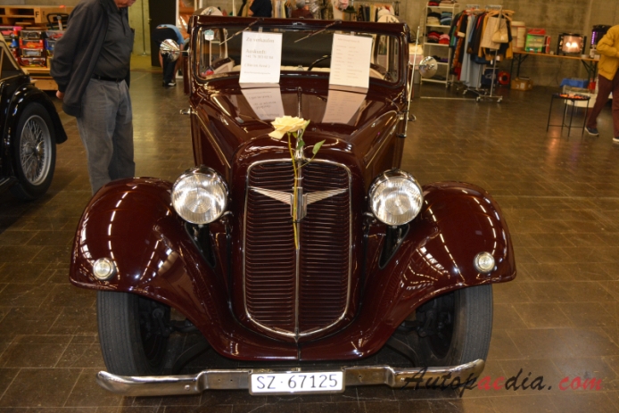 Adler Trumpf Junior 1934-1941 (1938 1E cabrio-limuzyna 2d), przód