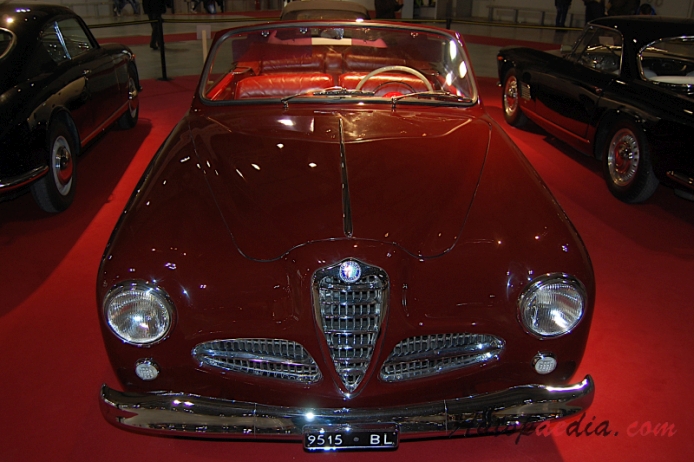 Alfa Romeo 1900 1950-1959 (1952 1900 L Stabilimenti Farina Victoria Cabriolet 2d), front view