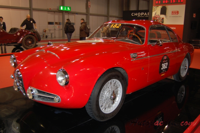 Alfa Romeo 1900 1950-1959 (1957 1900C SS Zagato Coupé 2d), lewy przód