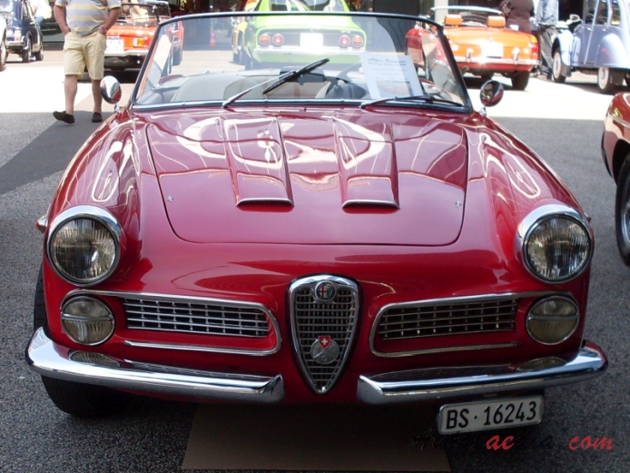 Alfa Romeo 2000 1958-1961 (1961 Touring Spider), front view