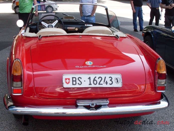 Alfa Romeo 2000 1958-1961 (1961 Touring Spider), tył