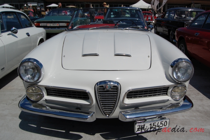 Alfa Romeo 2000 1958-1961 (1961 Touring Spider), przód