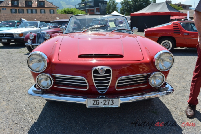 Alfa Romeo 2600 1961-1968 (1963 Spider 2d), front view