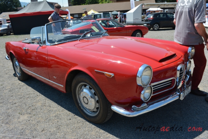 Alfa Romeo 2600 1961-1968 (1963 Spider 2d), right front view