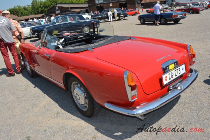 Alfa Romeo 2600 1961-1968 (1963 Spider 2d),  left rear view