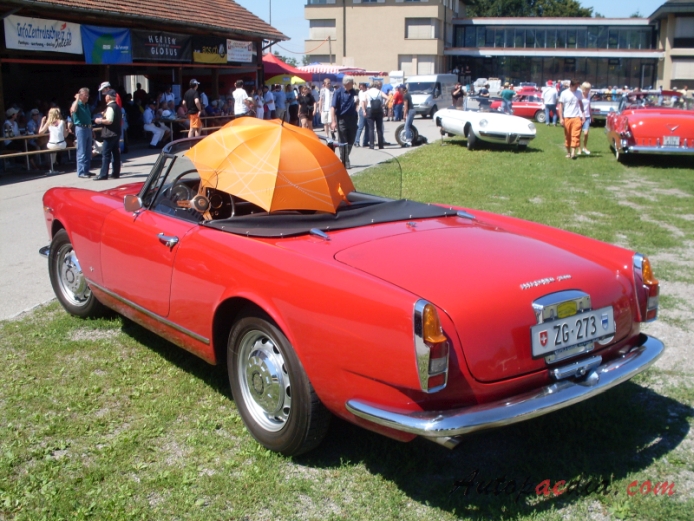 Alfa Romeo 2600 1961-1968 (1963 Spider 2d),  left rear view