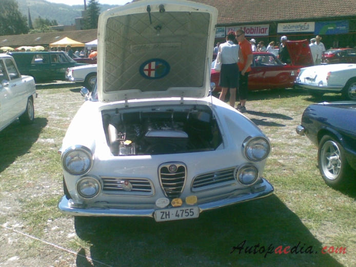 Alfa Romeo 2600 1961-1968 (Spider convertible), engine  