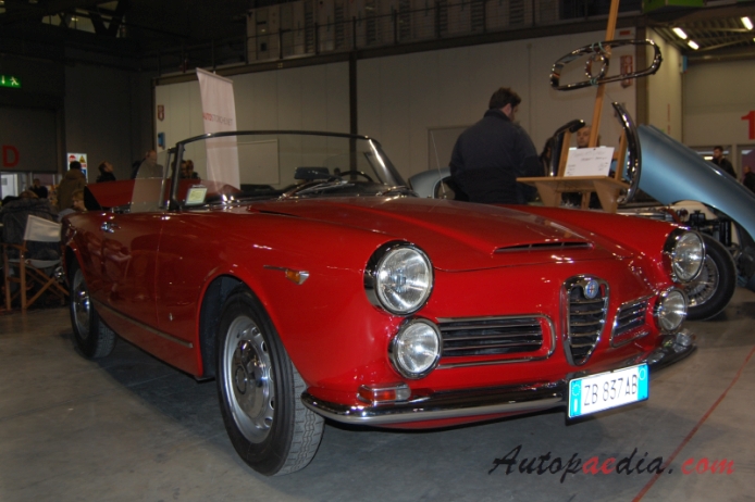 Alfa Romeo 2600 1961-1968 (Spider convertible), prawy przód