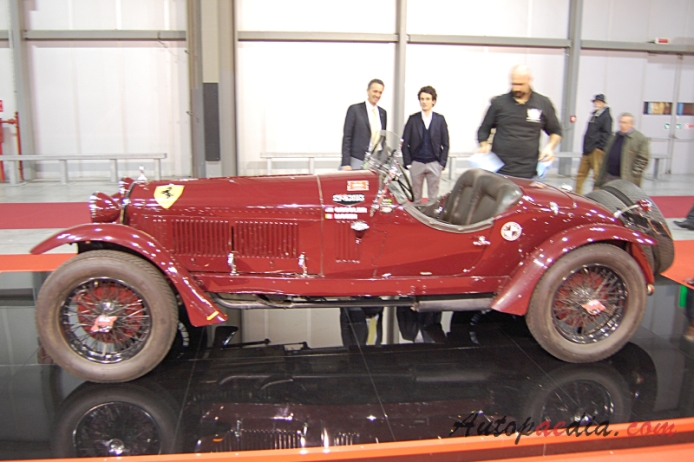 Alfa Romeo 6C 1500 1925-1929 (1933 Gran Sport 2d), lewy bok