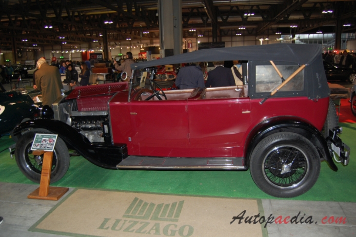 Alfa Romeo 6C 1750 1929-1933 (1929 De Luxe Torpedo 4d), lewy bok